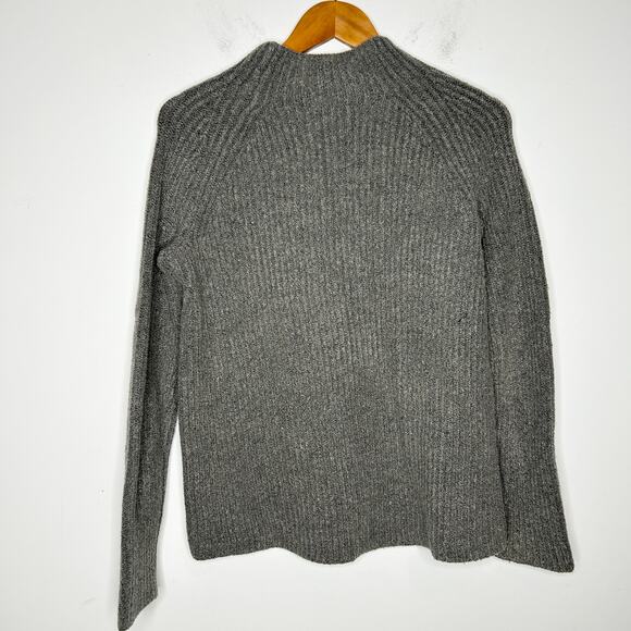 MADEWELL Sweater Womens Size XS Ribbed Knit Northfield Mockneck Winter Wool Soft - Picture 6 of 8